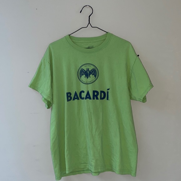 Lime green Bacardi T-shirt - Picture 1 of 3